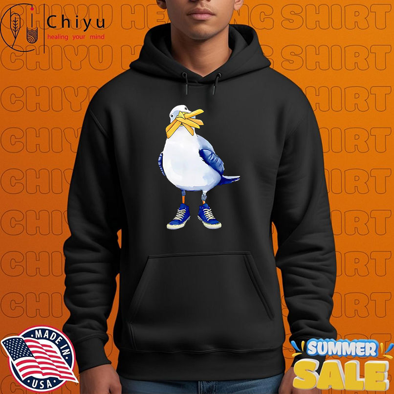 Seagull with fries shirt Seagull with fries shirt
