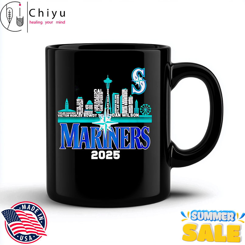 Seattle Mariners 2025 skyline city name shirt Seattle Mariners 2025 skyline city name shirt