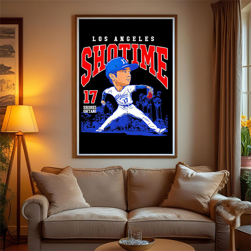 Shohei Ohtani Los Angeles Baseball MLB Player cartoon shirt Shohei Ohtani Los Angeles Baseball MLB Player cartoon shirt