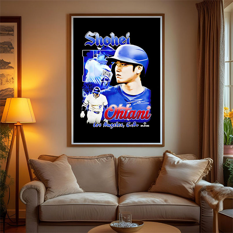 Shohei Ohtani Los Angeles Baseball MLB Player signature graphic shirt Shohei Ohtani Los Angeles Baseball MLB Player signature graphic shirt