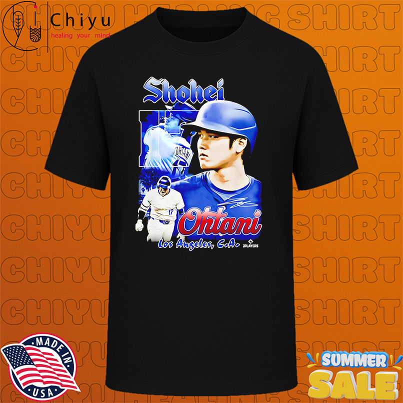 Shohei Ohtani Los Angeles Baseball MLB Player signature graphic shirt