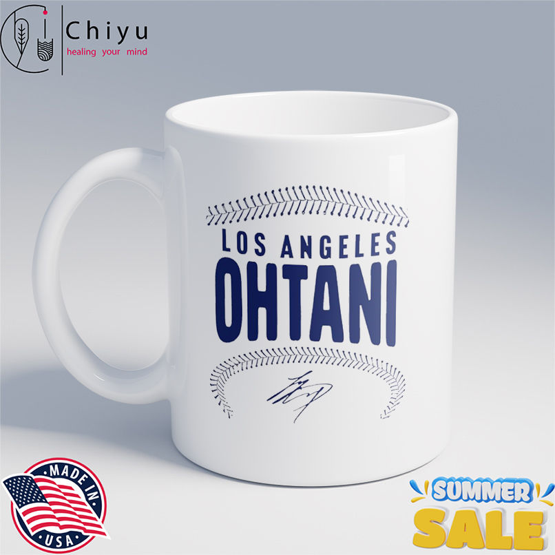 Shohei Ohtani Los Angeles Name and Number signature design shirt