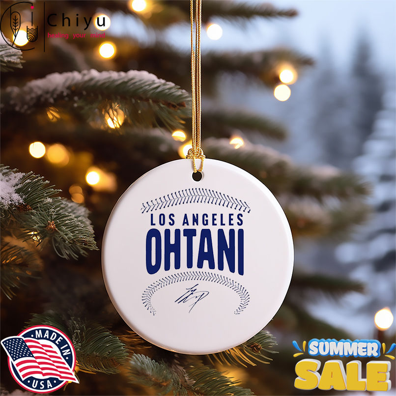 Shohei Ohtani Los Angeles Name and Number signature design shirt