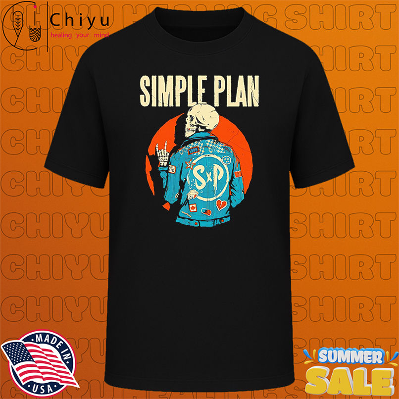 Simple Plan Skeleton Jacket Tour shirt