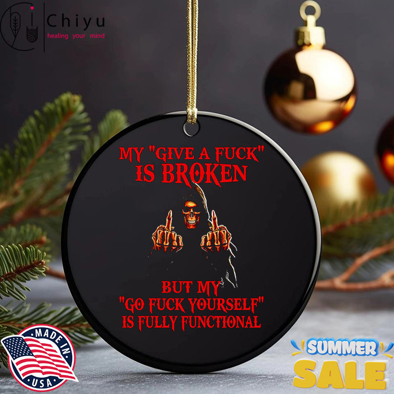 Skeleton my give a fuck is broken by my go fuck yourself is fully functional shirt Skeleton my give a fuck is broken by my go fuck yourself is fully functional shirt