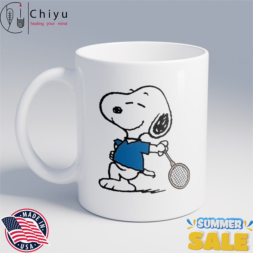 Snoopy Tennis Player cartoon shirt