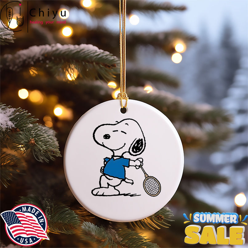 Snoopy Tennis Player cartoon shirt