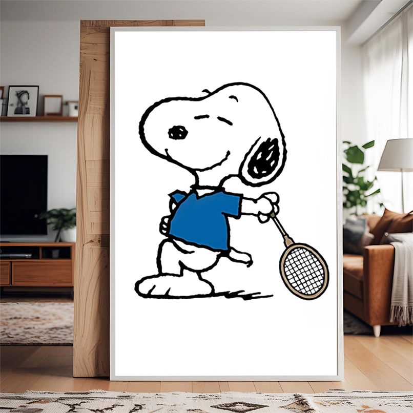 Snoopy Tennis Player cartoon shirt Snoopy Tennis Player cartoon shirt
