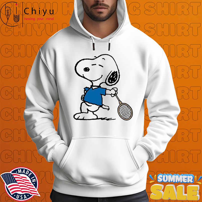 Snoopy Tennis Player cartoon shirt