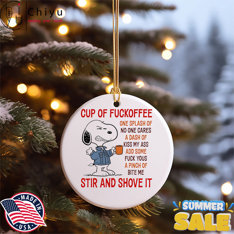 Snoopy cup of fuckoffee one splash of no one cares a dash of kiss my ass shirt