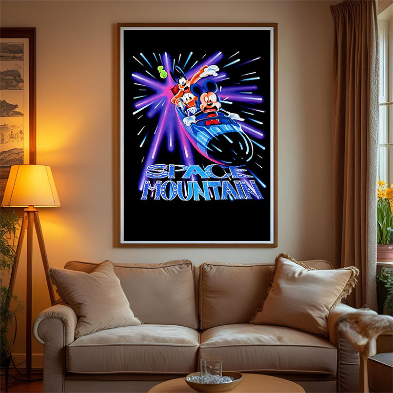 Space mountain Mickey and friends shirt