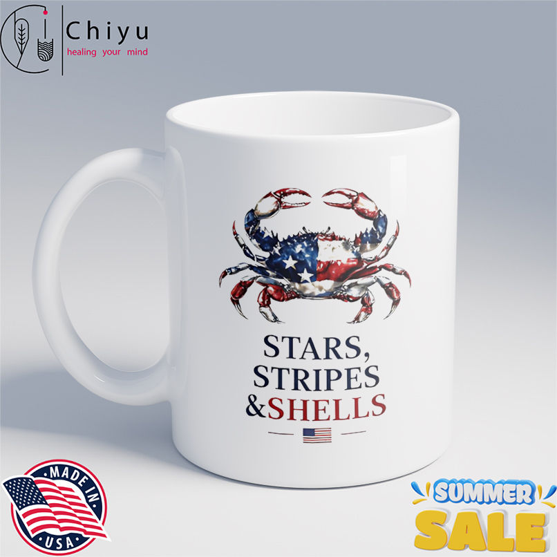 Stars Stripes and Shells crab shirt Stars Stripes and Shells crab shirt