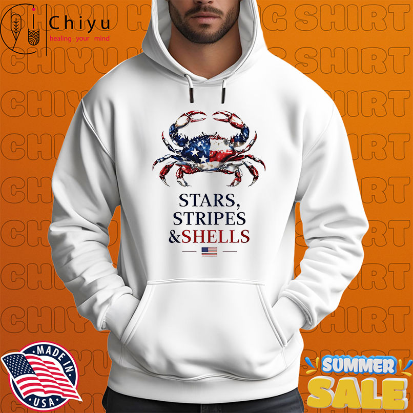 Stars Stripes and Shells crab shirt Stars Stripes and Shells crab shirt
