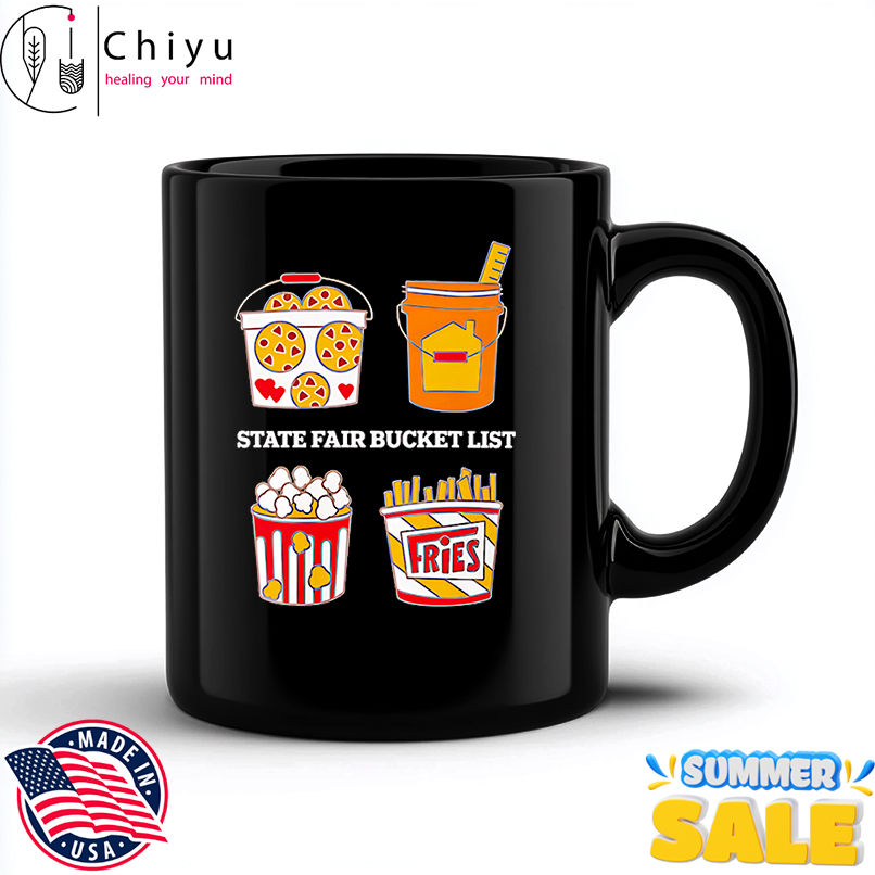 State Fair Bucket List shirt, Hoodie, Sweatshirt, Poster Canvas, Mug, Ornaments 6 State Fair Bucket List shirt