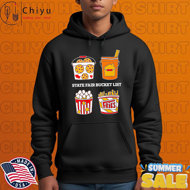 State Fair Bucket List shirt, Hoodie, Sweatshirt, Poster Canvas, Mug, Ornaments 2 State Fair Bucket List shirt