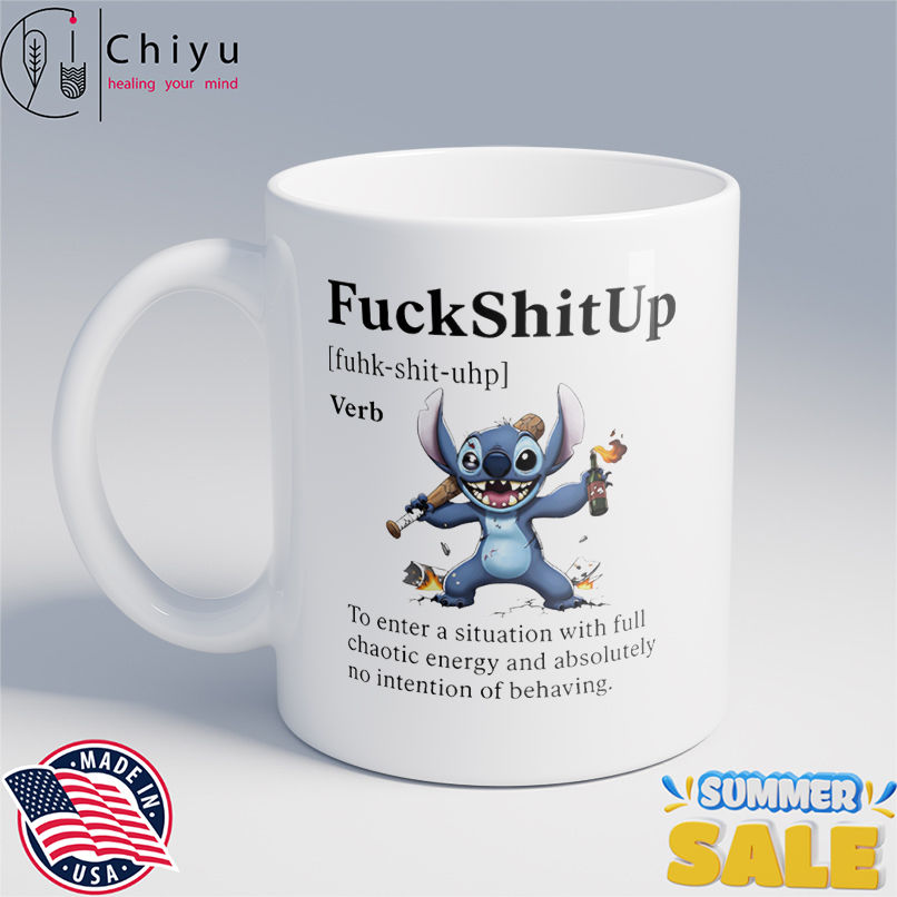 Stitch fuck shit up to enter a situation with full chaotic energy shirt