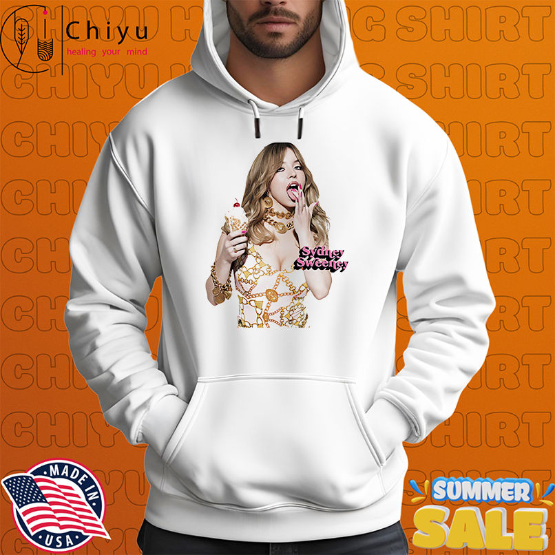 Sydney Sweeney licking ice cream shirt Sydney Sweeney licking ice cream shirt