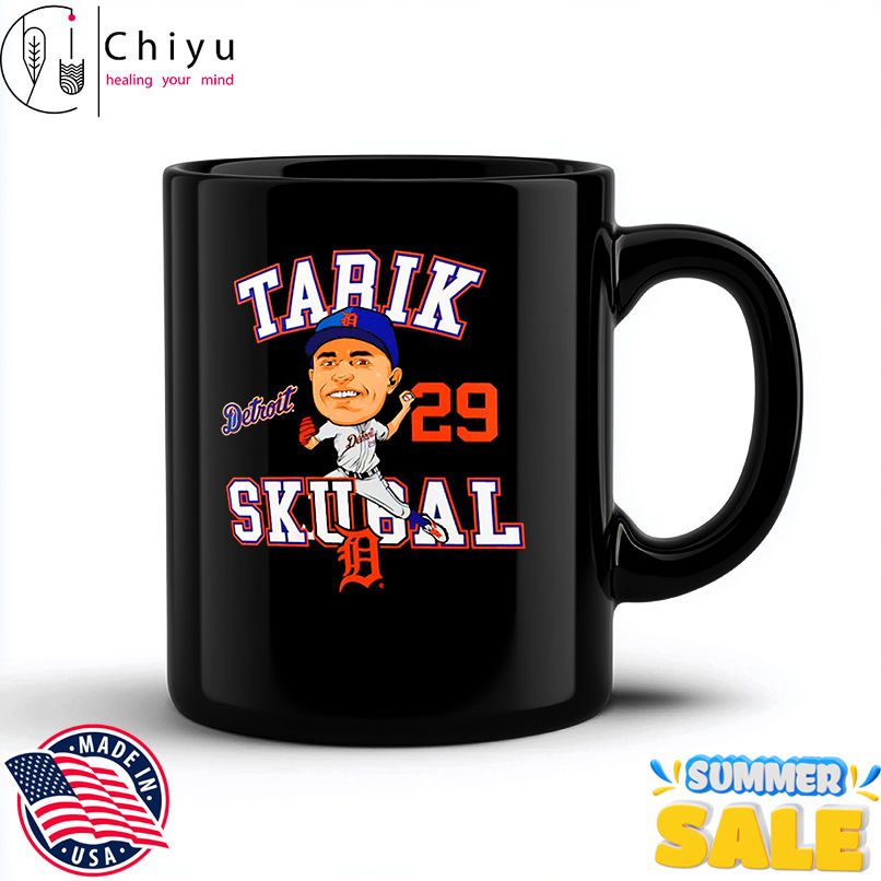 Tarik Skubal Detroit Tigers Caricature Player cartoon shirt