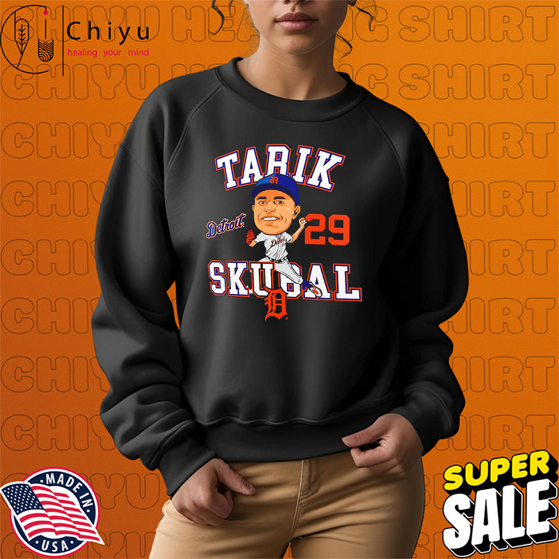 Tarik Skubal Detroit Tigers Caricature Player cartoon shirt