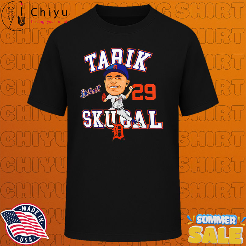 Tarik Skubal Detroit Tigers Caricature Player cartoon shirt