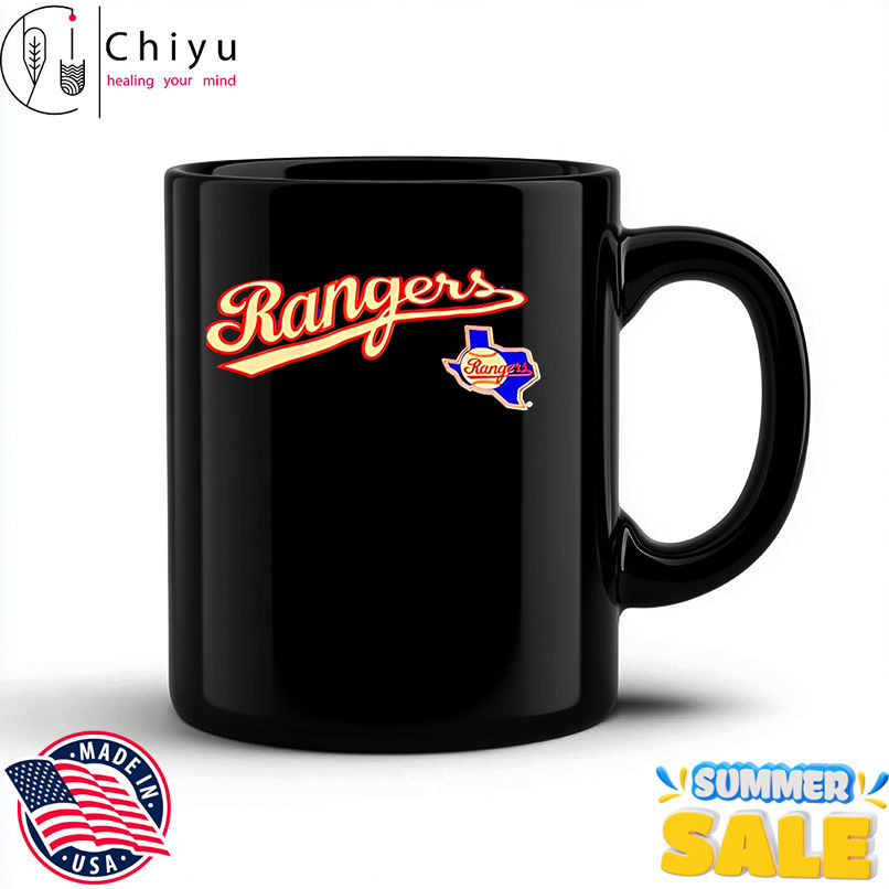 Texas Rangers Christmas map shirt