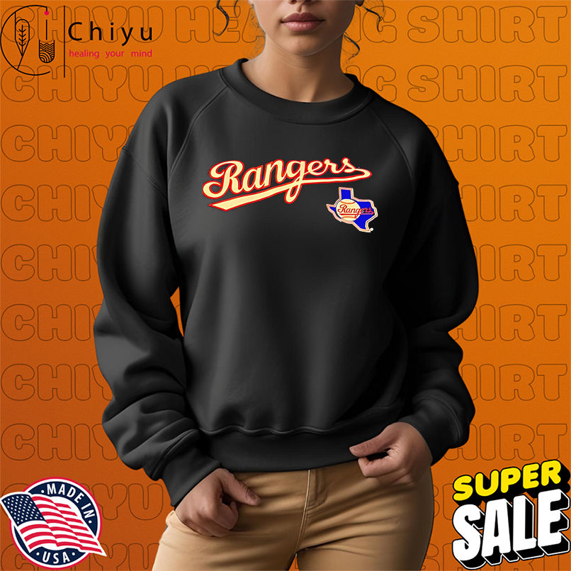 Texas Rangers Christmas map shirt