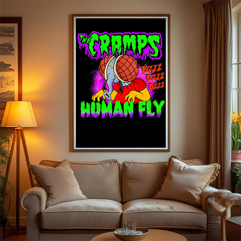 The Cramps human fly shirt The Cramps human fly shirt