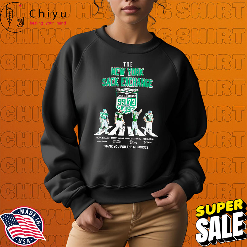 The New York Sack Exchange Abbey Road thank you for the memories shirt The New York Sack Exchange Abbey Road thank you for the memories shirt