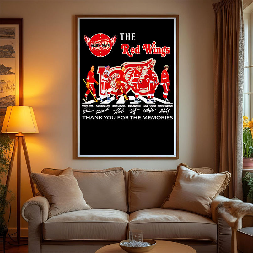 The Red Wings Abbey Road thank you for the memories shirt The Red Wings Abbey Road thank you for the memories shirt