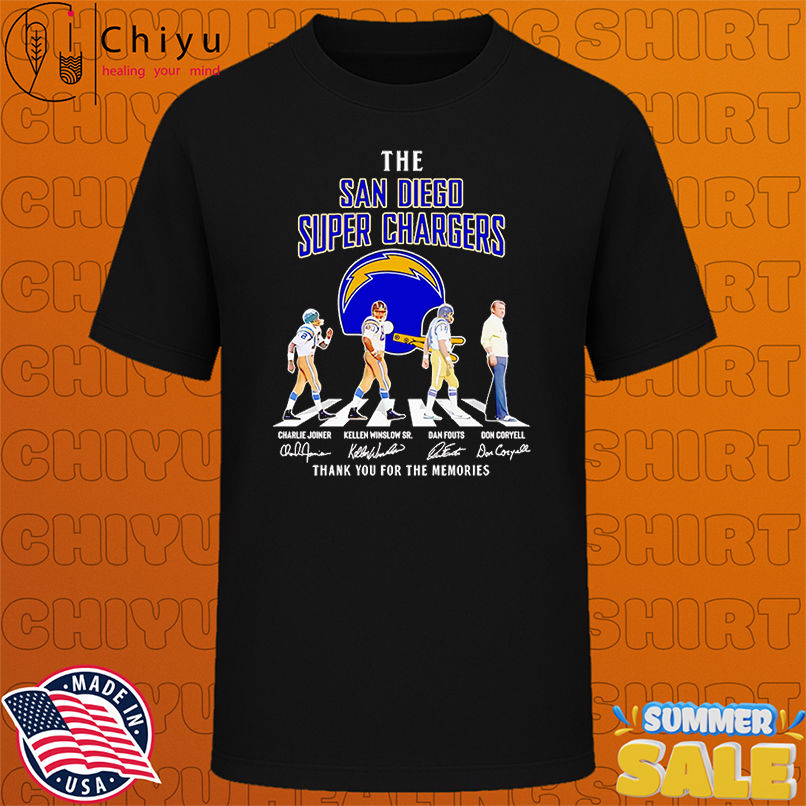 The San Diego Super Chargers Abbey Road thank you for the memories shirt