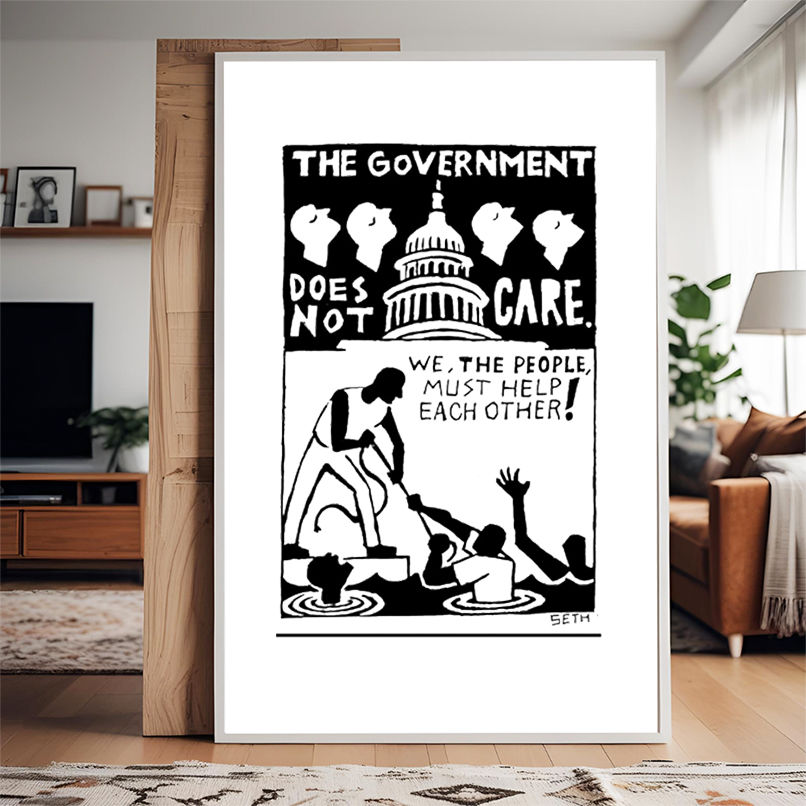 The government does not care we the people must help each other shirt The government does not care we the people must help each other shirt