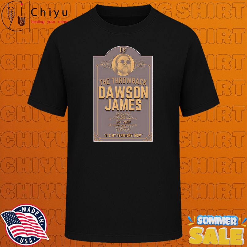 The throwback Dawson James shirt