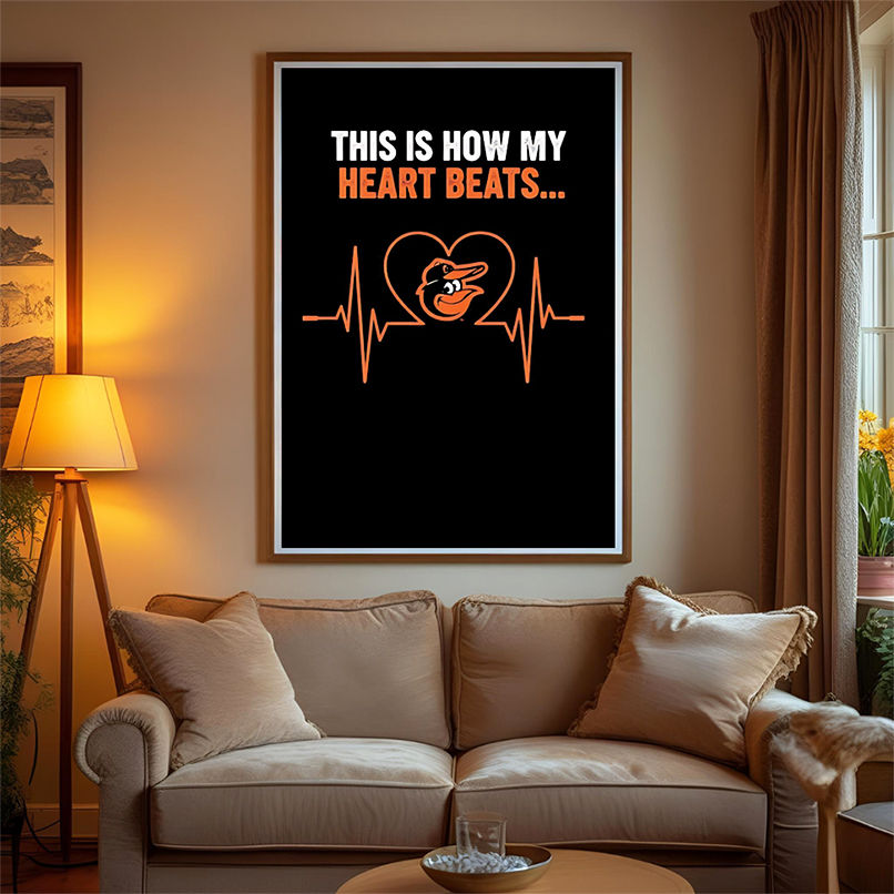 This is How My Heart Beats Baltimore Orioles shirt This is How My Heart Beats Baltimore Orioles shirt