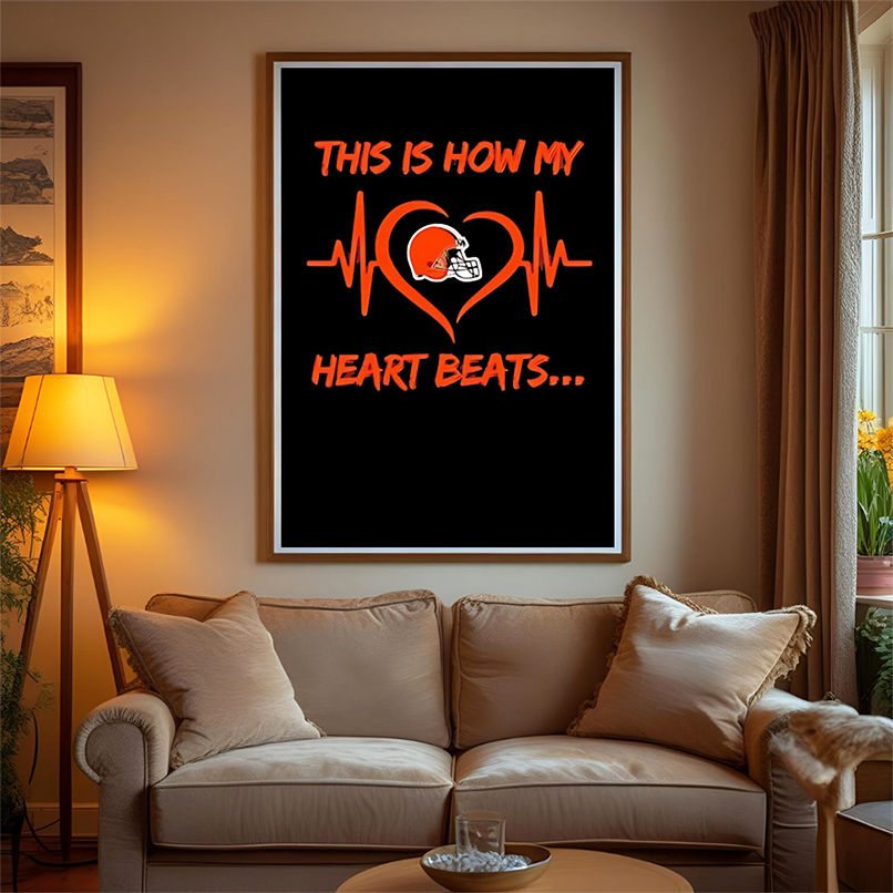 This is How My Heart Beats Cleveland Browns shirt This is How My Heart Beats Cleveland Browns shirt