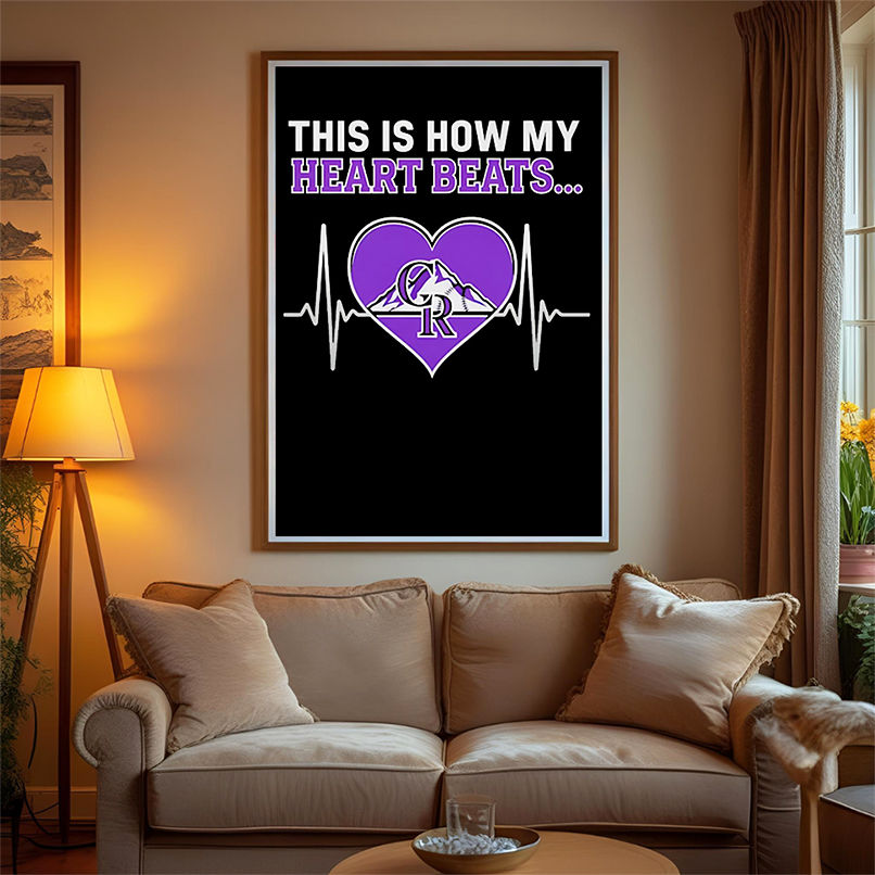 This is How My Heart Beats Colorado Rockies shirt This is How My Heart Beats Colorado Rockies shirt