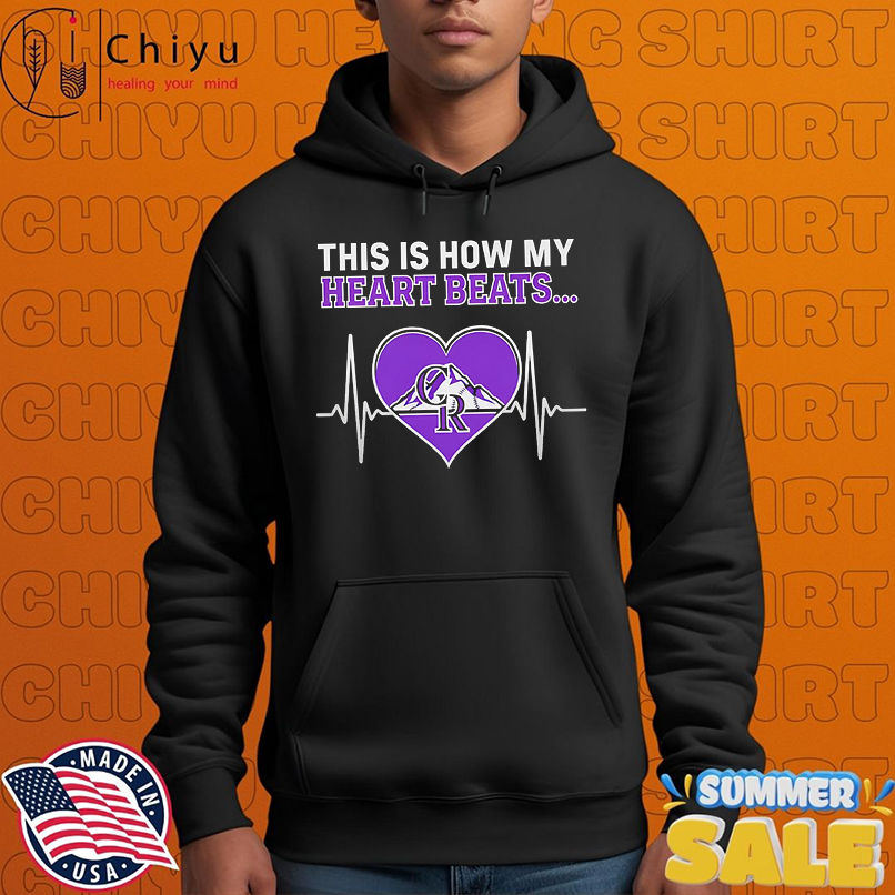 This is How My Heart Beats Colorado Rockies shirt This is How My Heart Beats Colorado Rockies shirt