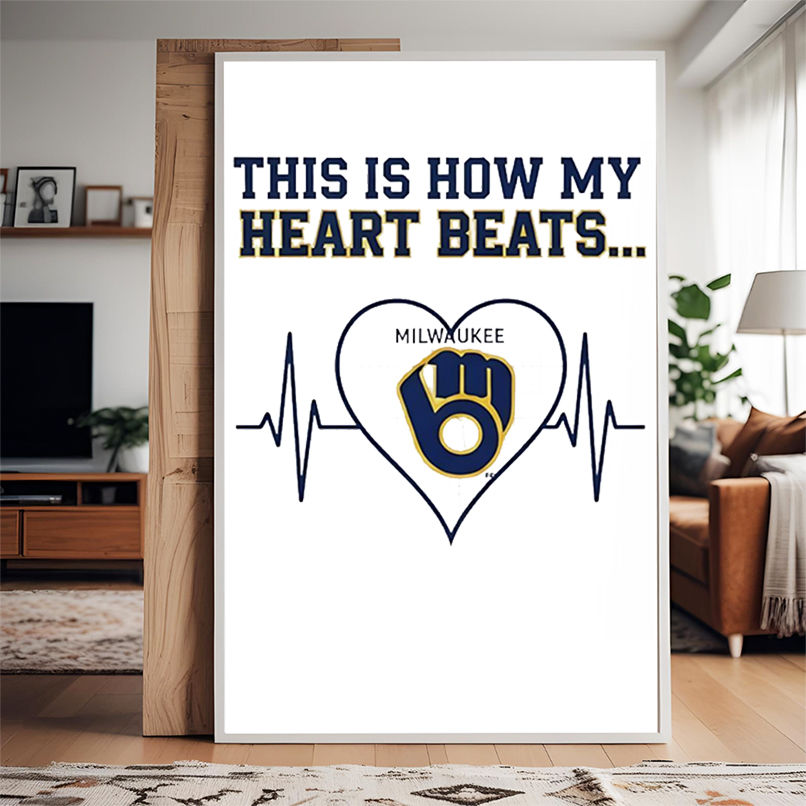 This is How My Heart Beats Milwaukee Brewers shirt This is How My Heart Beats Milwaukee Brewers shirt