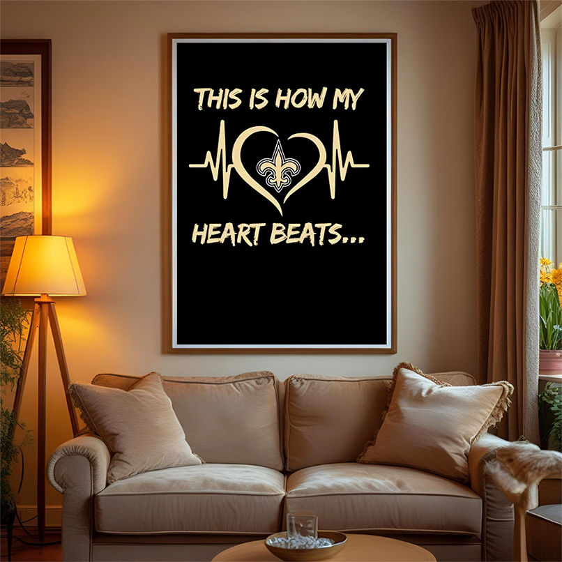 This is How My Heart Beats New Orleans Saints shirt This is How My Heart Beats New Orleans Saints shirt