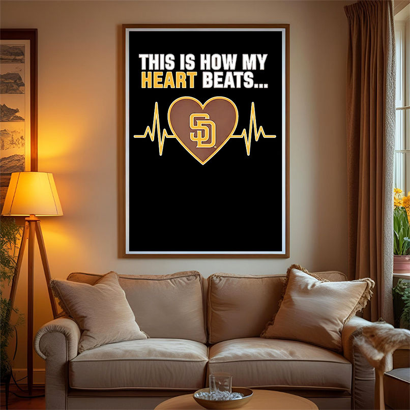This is How My Heart Beats San Diego Padres shirt This is How My Heart Beats San Diego Padres shirt