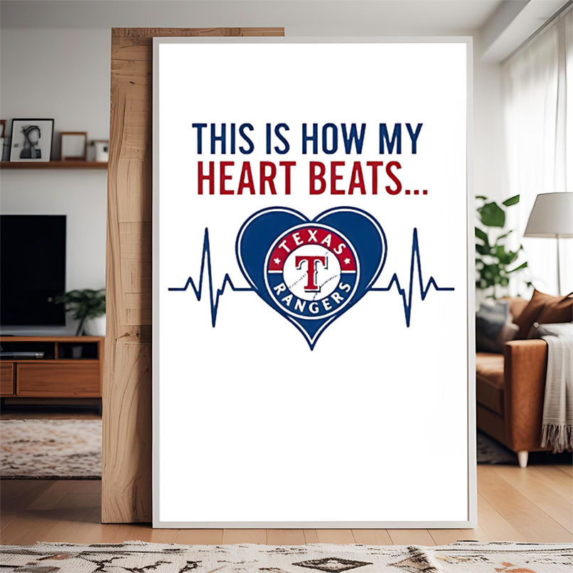 This is How My Heart Beats Texas Rangers shirt This is How My Heart Beats Texas Rangers shirt