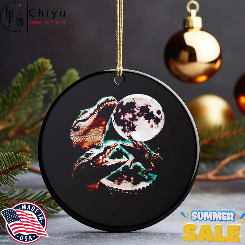 Three Alligator Moon graphic shirt