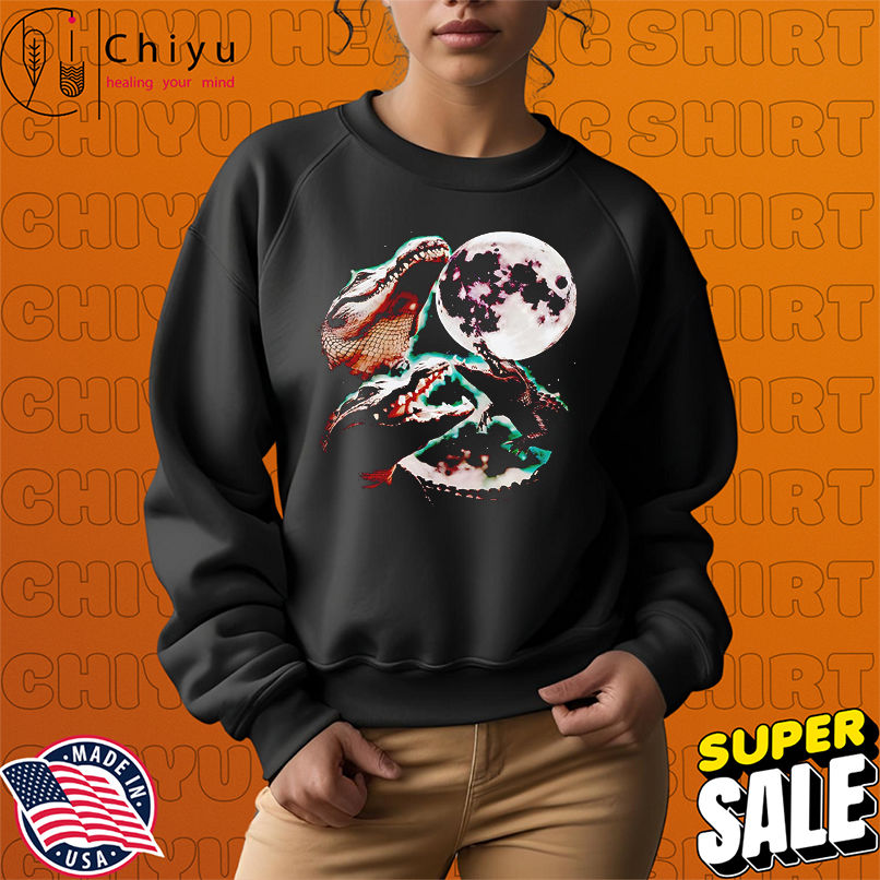 Three Alligator Moon graphic shirt Three Alligator Moon graphic shirt