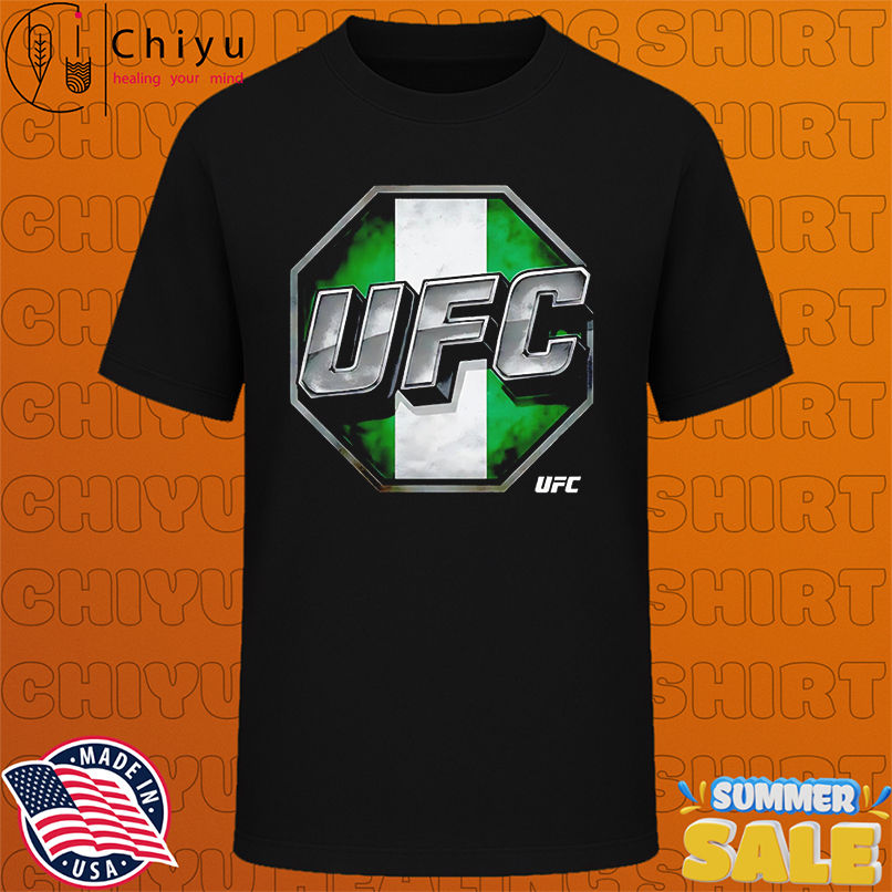 UFC 3D Bold Nigeria Flag shirt