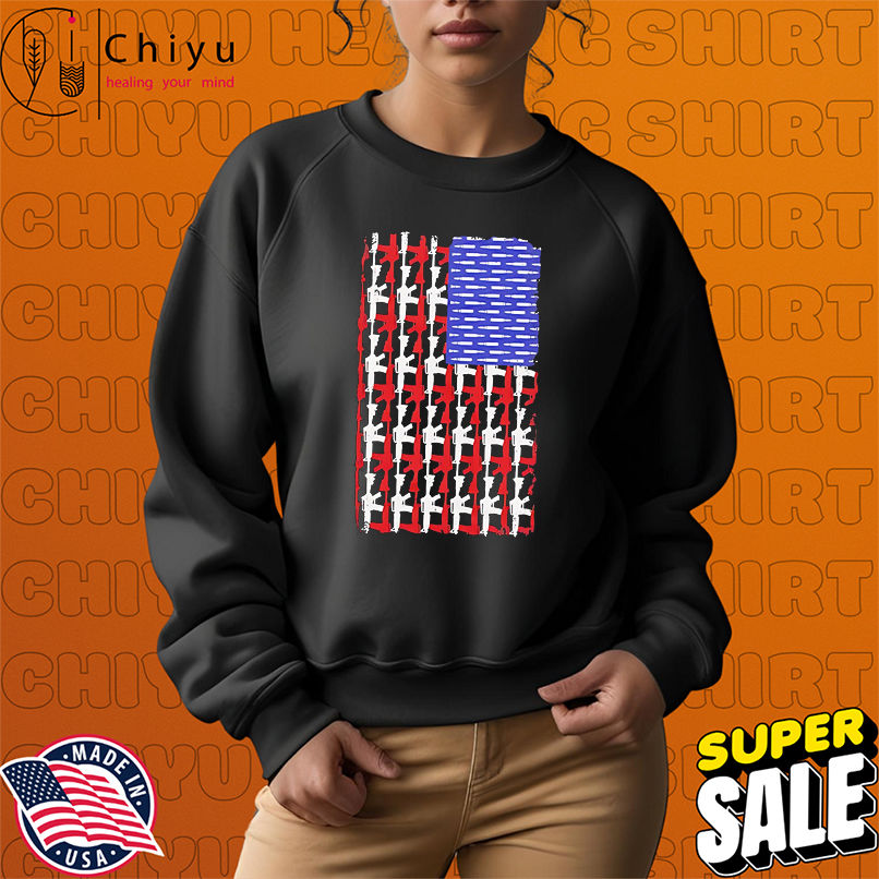 USA Guns and Bullets Flag shirt