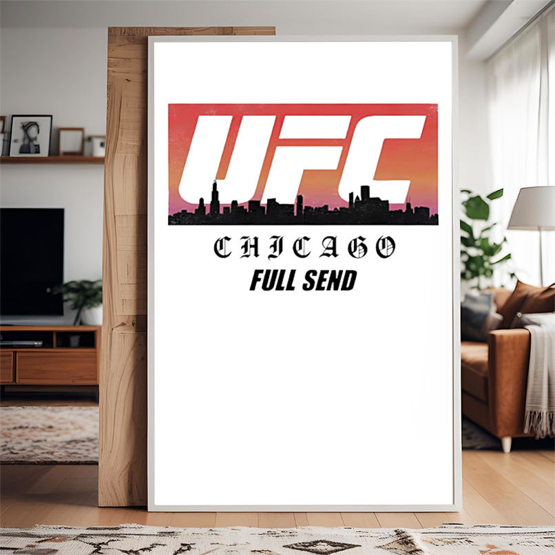 Ufc chicago skyline white shirt Ufc chicago skyline white shirt