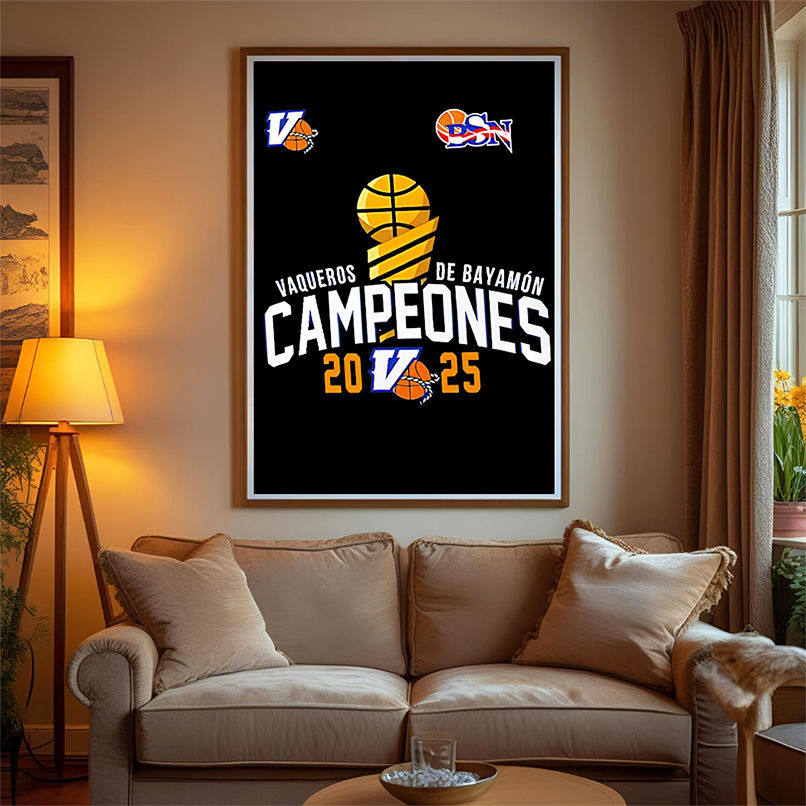 Vaqueros de Bayamon Champions Baloncesto Superior Nacional 2025 shirt v1 Vaqueros de Bayamon Champions Baloncesto Superior Nacional 2025 shirt v1