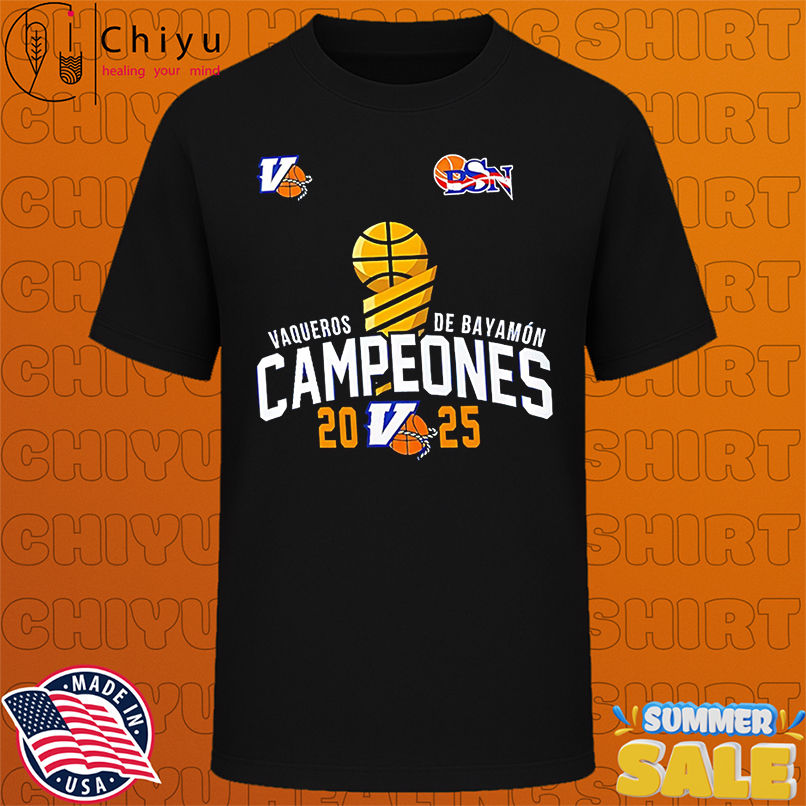 Vaqueros de Bayamon Champions Baloncesto Superior Nacional 2025 shirt v1