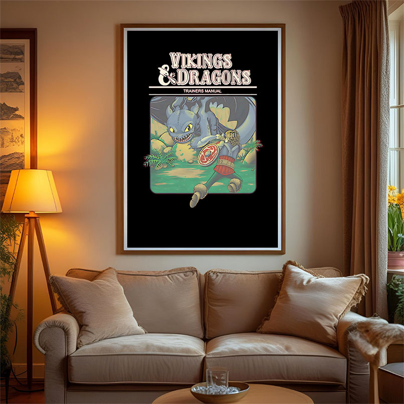 Vikings and dragons trainers manual shirt Vikings and dragons trainers manual shirt