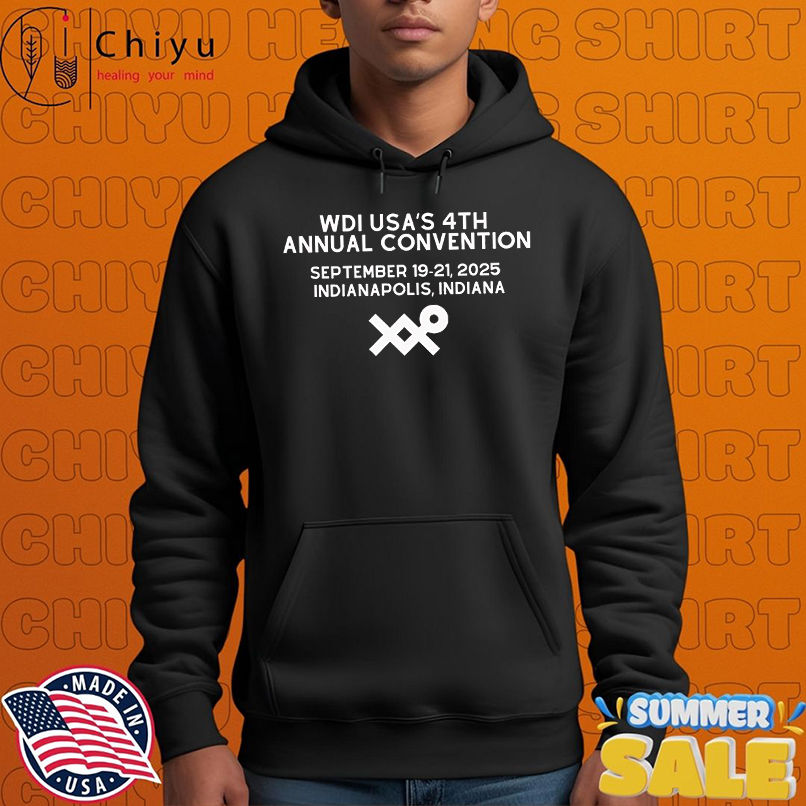 WDI USA's 4th annual convention September 2025 shirt