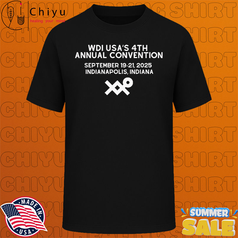 WDI USA's 4th annual convention September 2025 shirt